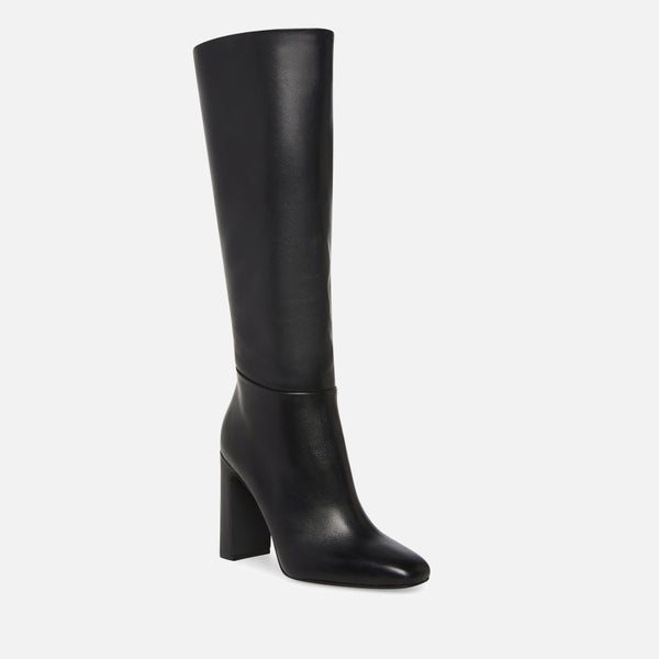 Steve Madden Women's Ally Faux Leather Heeled Knee High Boots