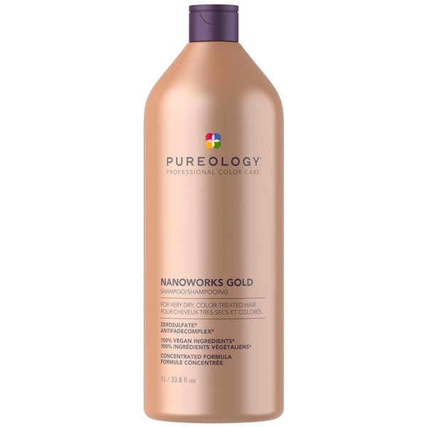 Pureology Nanoworks Gold Shampoo For Very Dry, Colour Treated Hair 1000ml
