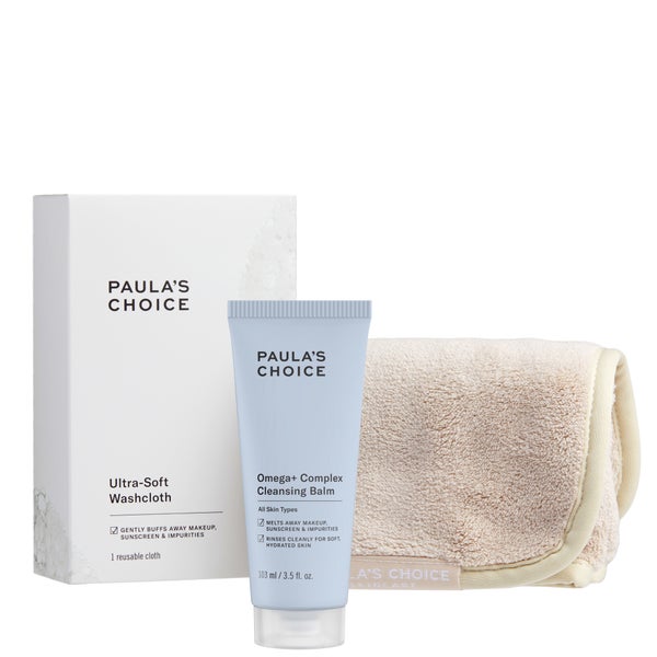 Paula's Choice Omega Cleansing Balm and Wash Cloths Set