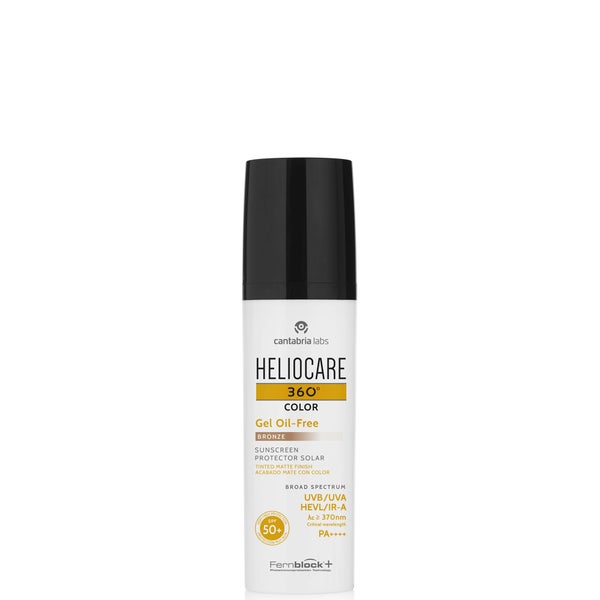 Heliocare 360 Color Gel Oil-Free Sunscreen Protector Bronze SPF 50+ 50ml