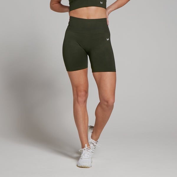 MP Women's Shape Seamless Cycling Shorts - Forest Green