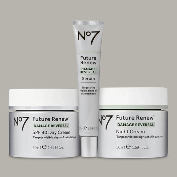 No7 Future Renew™ Damage Reversal Bundle for Fine Lines & Wrinkles and Skin Looks Brighter & Firmer