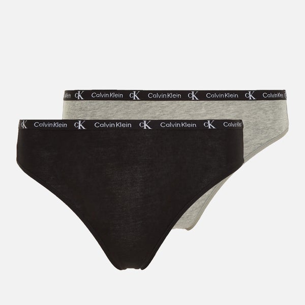 Calvin Klein CK 1996 Two-Pack Cotton-Blend Bikini Briefs