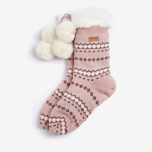 Barbour Fairisle Knit Lounge Socks