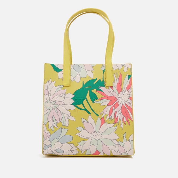 Ted Baker Flowcon Small Icon Faux Leather Tote Bag