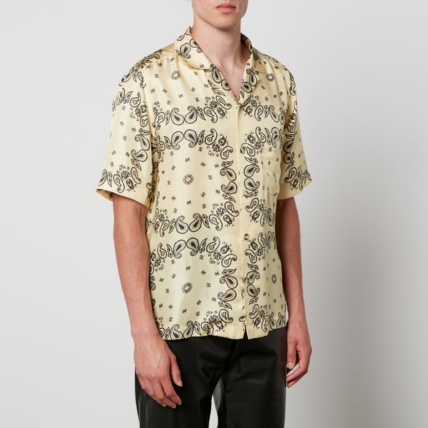 Nanushka Bodil Bandana-Print Silk Shirt