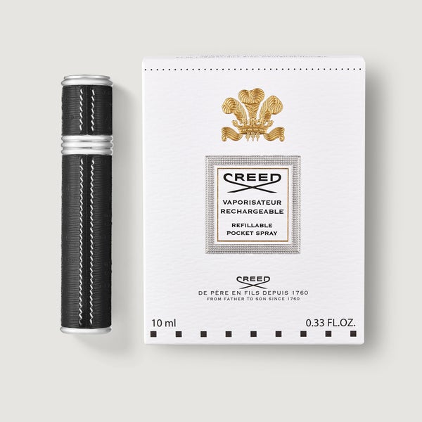 Nachfüllbarer Parfümzerstäuber für Reisen 10 ml - Schwarz/Silber