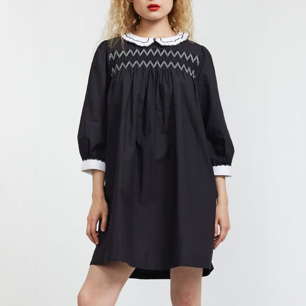Batsheva Pauline Cotton-Poplin Mini Dress