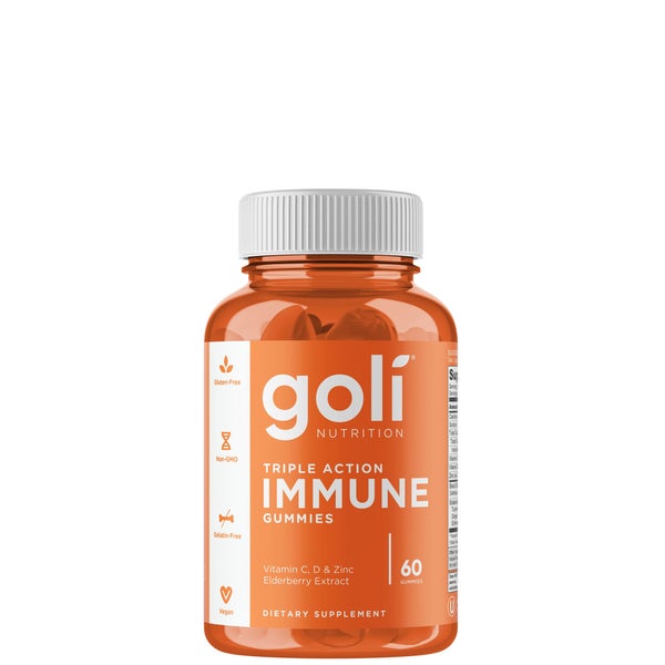 Goli Nutrition Triple Action Immune Gummies 60 Pieces