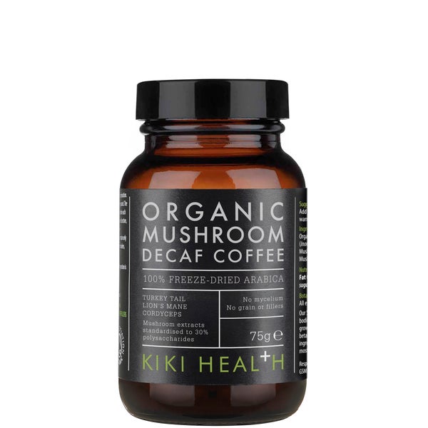 KIKI Health Organic Mushroom Extract Decaffeinated Coffee Powder 75g