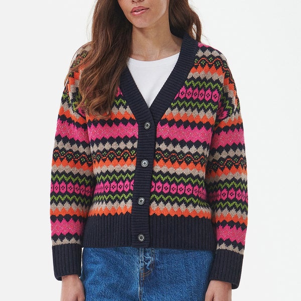 Barbour Redclaw Jacquard-Knit Cardigan