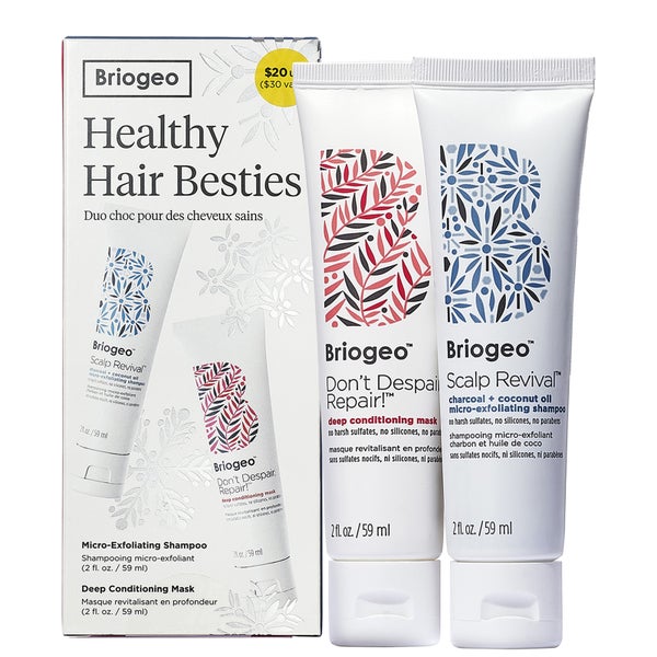 Briogeo Scalp Revival Shampoo + Don’t Despair, Repair! Hair Mask Travel Gift Set