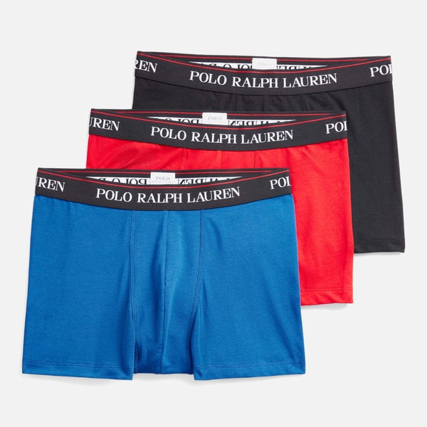 Polo Ralph Lauren Three-Pack Cotton-Blend Jersey Boxer Trunks