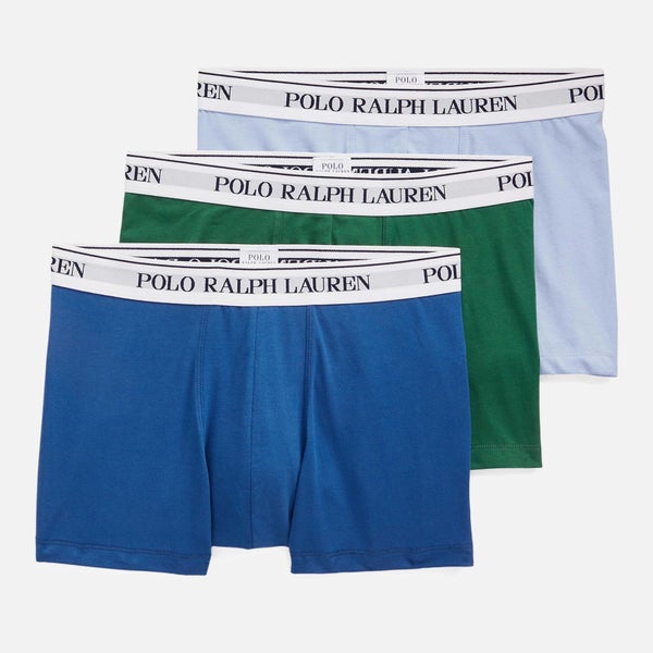 Polo Ralph Lauren Three-Pack Cotton-Blend Trunk Boxer Shorts