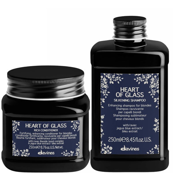Davines Heart of Glass Blonde Shampoo and Conditioner Haircare Duo (Worth £47.50)