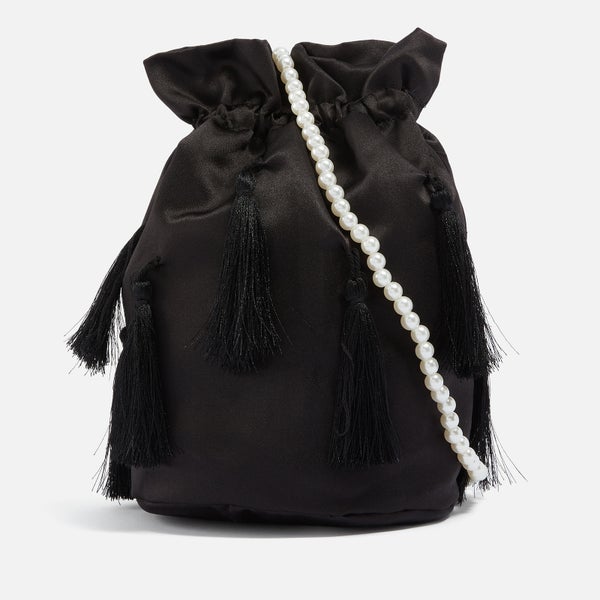 Sister Jane Tetra Tasselled Satin Bag