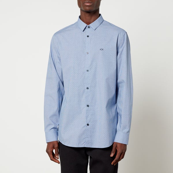 Armani Exchange Jacquard-Cotton Shirt