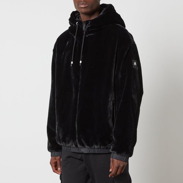 Moose Knuckles Borden Bunny Reversible Faux Fur Hoodie