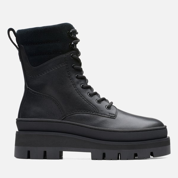 Clarks Orianna2 Leather Hike Boots