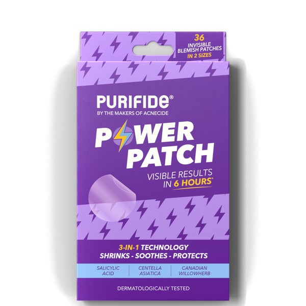 PURIFIDE by Acnecide 3-in-1 Power Patch Salicylic Acid Spot Patches for Blemish-Prone Skin 36 Spot Stickers