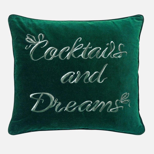 Ted Baker Cocktails & Dreams Cushion - 45X45cm - Forest