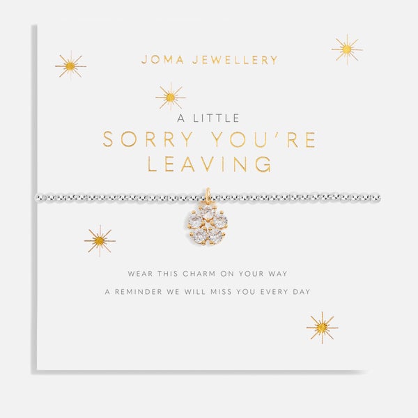 Joma Jewellery A Little Sorry You're Leaving Silver-Tone Bracelet