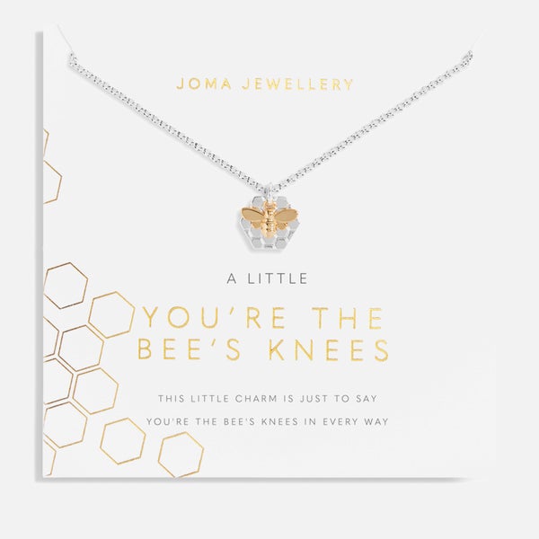 Joma Jewellery A Little You're The Bees Knees Silver-Tone Necklace