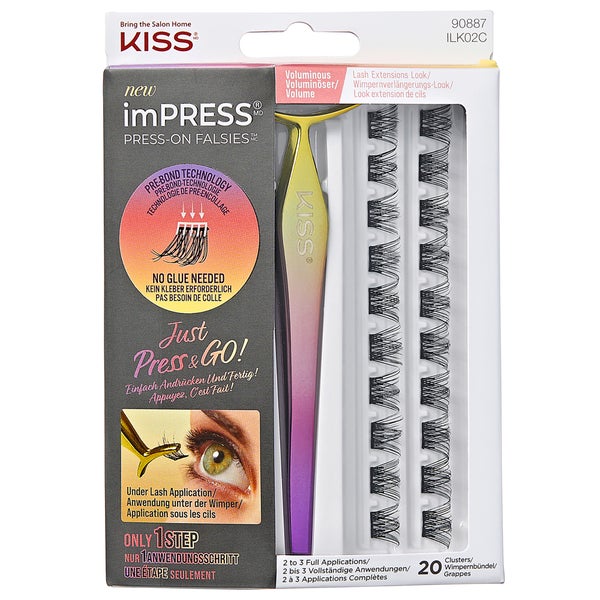 Kiss imPRESS Falsies Press-on False Lash Kit - Voluminous