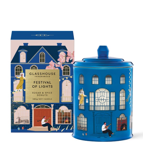 Glasshouse Fragrances Festival of Lights Candle 380g
