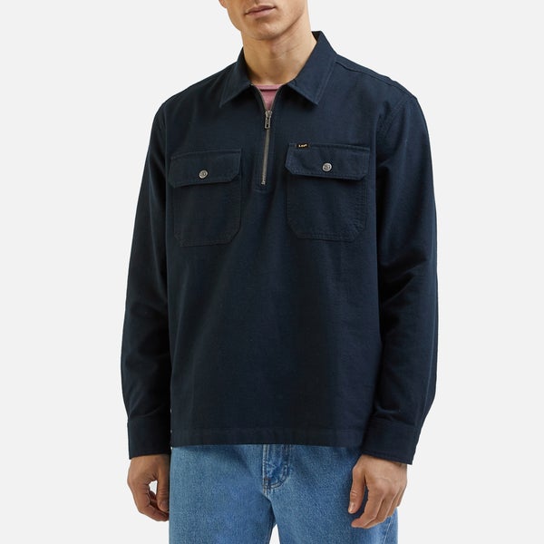 Lee Brushed Cotton Half-Zip Shirt