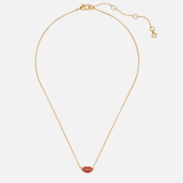 Kate Spade New York Lips Gold-Toned Necklace
