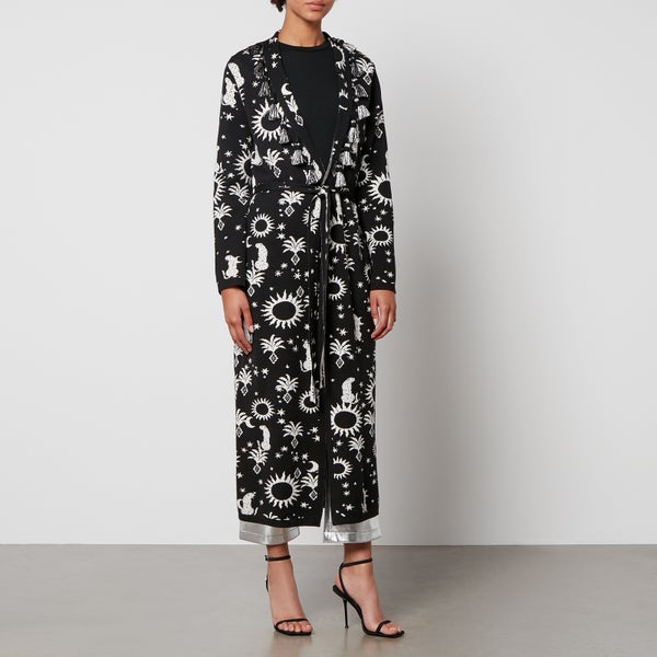 Never Fully Dressed Paradise Leopard Kansas Knit Cardigan