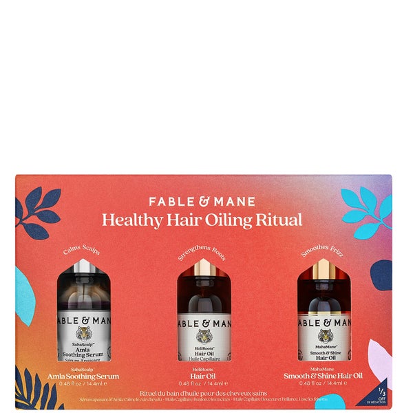 Fable & Mane Mini Healthy Hair Oiling Ritual Set