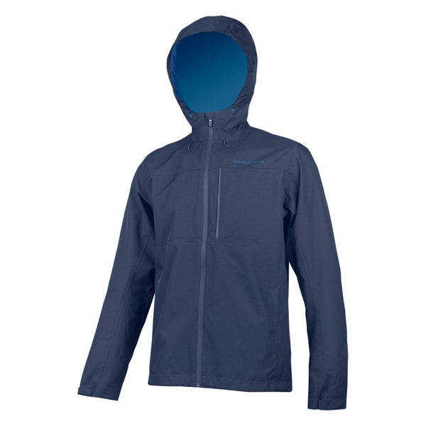 Uomo Hummvee Waterproof Hooded Jacket - Ink Blue