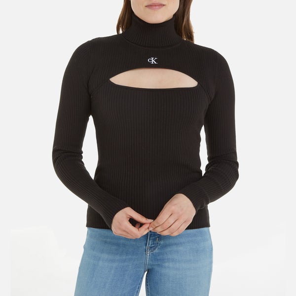 Calvin Klein Cut Out Cotton Sweatshirt