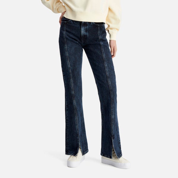 Calvin Klein Jeans Authentic Split Front Bootcut Cotton Jeans