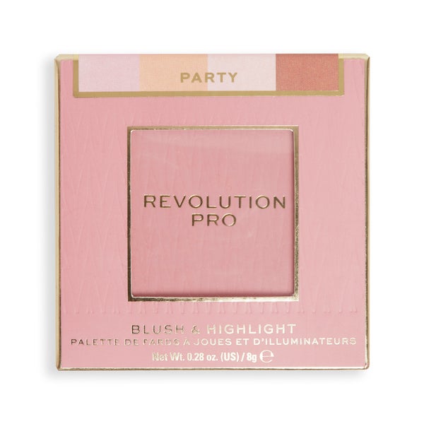 Revolution Pro Iconic Blush & Highlight Party 8g