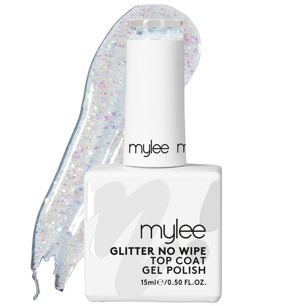 Mylee Gel Polish Glitter No Wipe Top Coat - 15ml