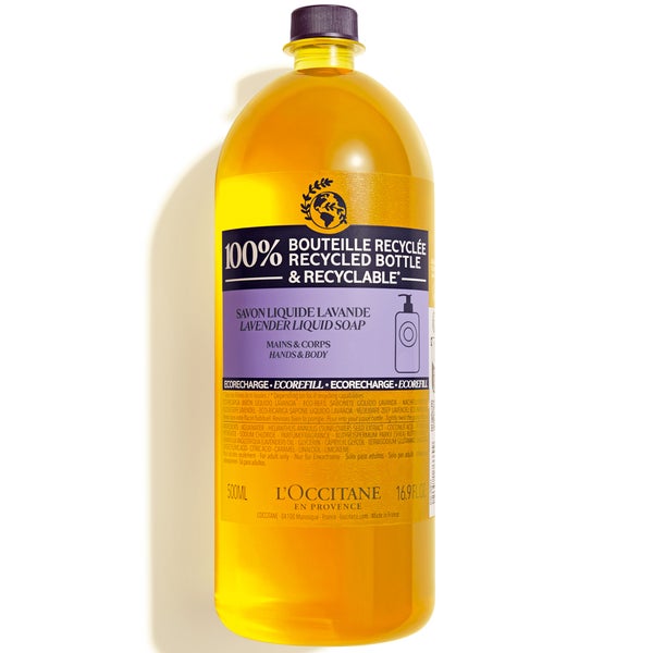 L'Occitane Shea Lavender Hands and Body Liquid Soap Eco Refill 500ml