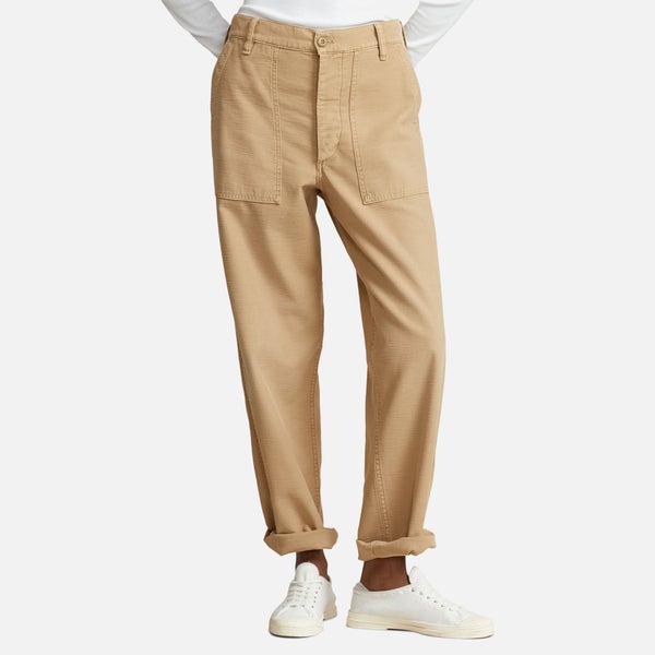 Polo Ralph Lauren Utility-Hose aus Baumwollatlas - Khaki