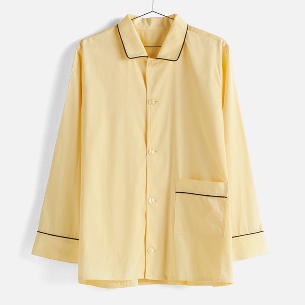 HAY Outline Pyjama Long Sleeve Shirt - Soft Yellow