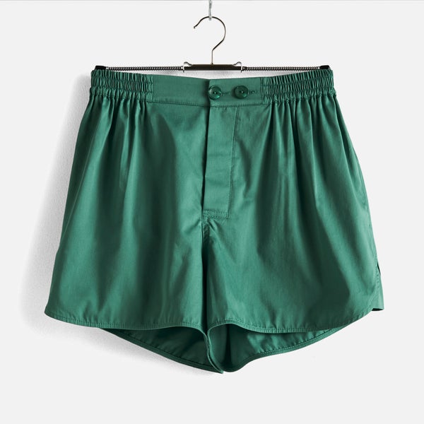 HAY Outline Pyjama Shorts - Emerald Green