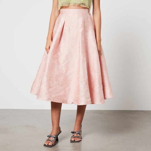 Sister Jane Dream Amber Floral-Jacquard Skirt