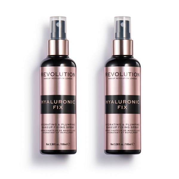 Makeup Revolution Hyaluronic Fixing Spray Duo