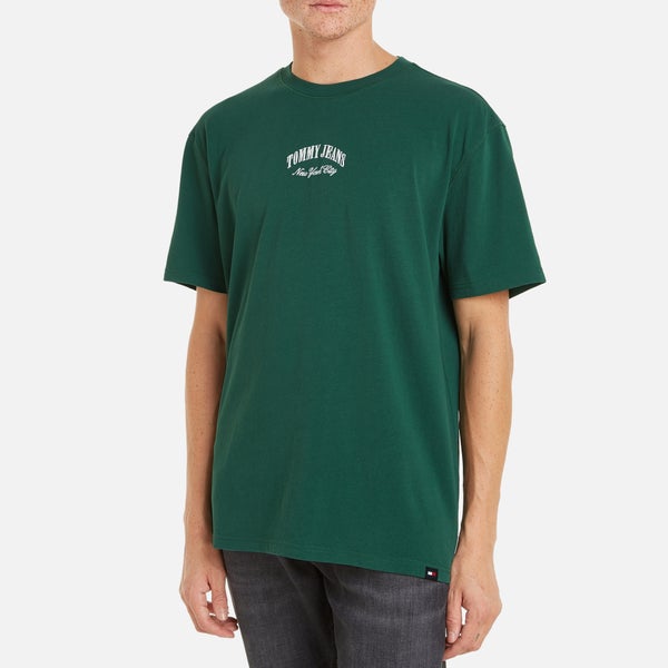 Tommy Jeans Men's Tonal Arch Varsity T-Shirt - Court Green