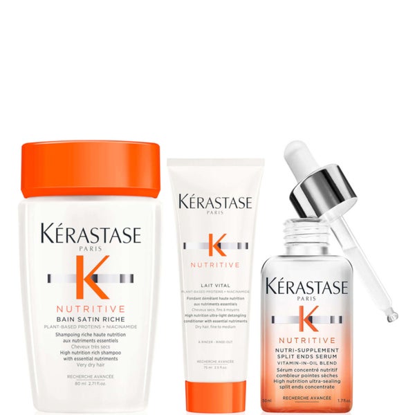 Kérastase Nutritive Nutri-Supplement Split Ends Serum For Dry Hair and Split Ends 50ml with Travel Size