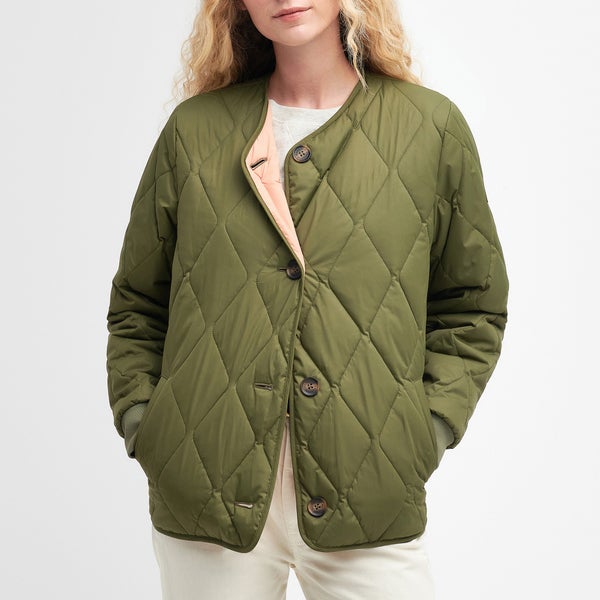 Barbour Bickland Harlequin-Quilted Shell Jacket