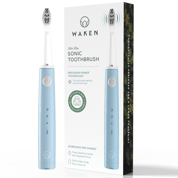 Waken Mouthcare Sonic Toothbrush Handle - Mint Blue