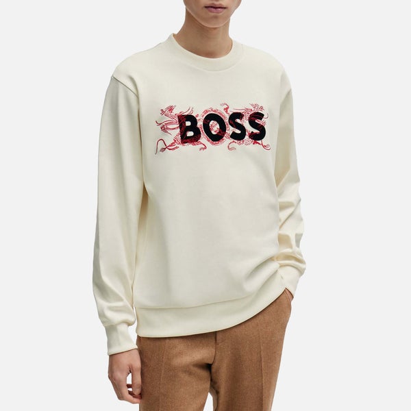 BOSS Black Soleri Lunar New Year Cotton-Jersey Sweatshirt