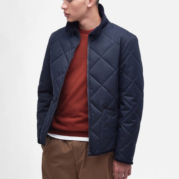 Barbour Heritage Easton Liddesdale Diamond Quilted Shell Jacket 
